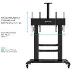 Подставка для телевизора Onkron TS2811 черный 60"-100" макс.147.8кг напольный мобильный - Фото 6