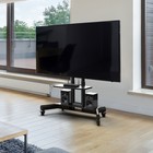 Стойка для телевизора Onkron TS1350 черный 32"-70" макс.45кг напольный мобильный - Фото 7