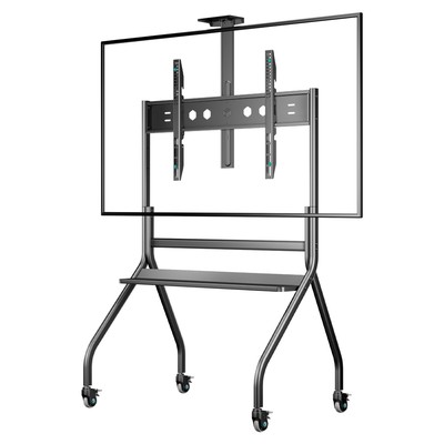 Стойка для телевизора Onkron TS2080 черный 60"-120" макс.150кг напольный мобильный