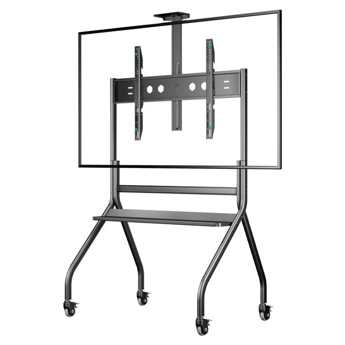 Стойка для телевизора Onkron TS2080 черный 60"-120" макс.150кг напольный мобильный - Фото 1