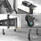 Стойка для телевизора Onkron TS2080 черный 60"-120" макс.150кг напольный мобильный - Фото 5