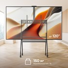 Стойка для телевизора Onkron TS2080 черный 60"-120" макс.150кг напольный мобильный - Фото 8