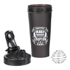 Шейкер спортивный «Живу спортом», 600 мл, 21.5×9 см - Фото 2