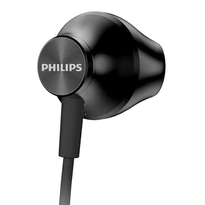 Наушники вкладыши Philips TAUE100BK/00 1.2м черный проводные в ушной раковине - фото 51665910