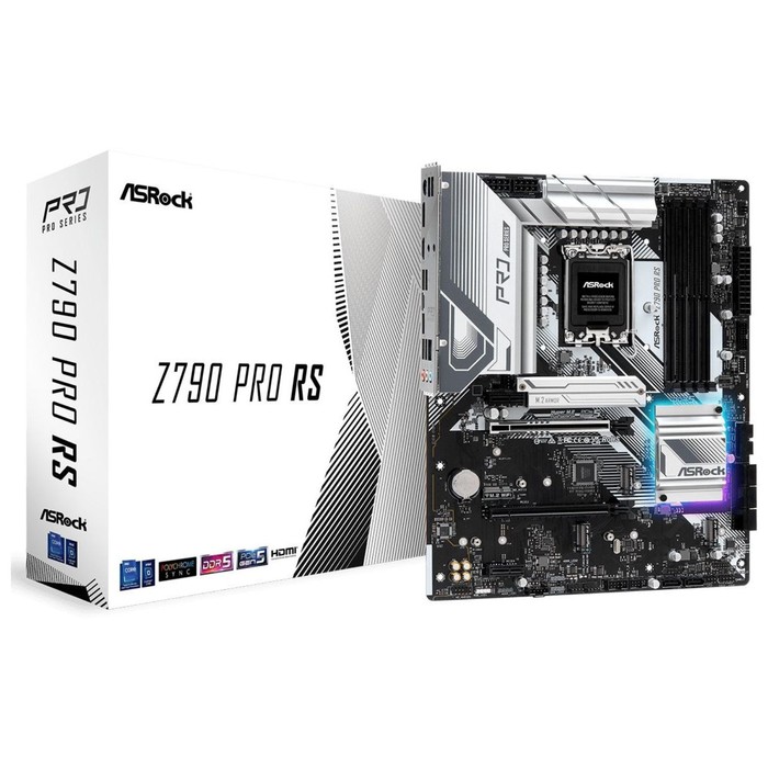 Материнская плата Asrock Z790 PRO RS Soc-1700 Intel Z790 4xDDR5 ATX AC`97 8ch(7.1) 2.5Gg RA   107745 - фото 51661336