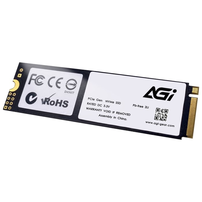 Накопитель SSD AGi PCIe 4.0 x4 1TB AGI1T0G43AI818 M.2 2280 - фото 51659019