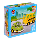 Уценка Конструктор «Транспорт», наклейки в наборе, 12 деталей - Фото 2