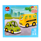 Уценка Конструктор «Транспорт», наклейки в наборе, 12 деталей - Фото 3