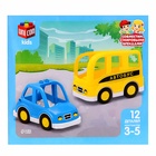 УЦЕНКА Конструктор UNICON «Транспорт», наклейки в наборе, 12 деталей - Фото 3