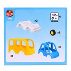 УЦЕНКА Конструктор UNICON «Транспорт», наклейки в наборе, 12 деталей - Фото 4