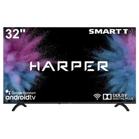 LED телевизор Harper 32R720TS  32"/1366*768/SmartTV/Official Android 9.0/БЕЗР.