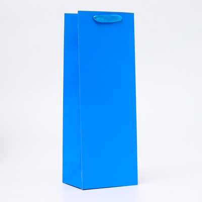 Пакет подарочный под бутылку «Мускари», 13×36×10 см