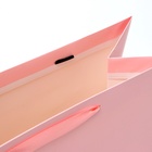 Пакет подарочный ламинированный вертикальный «Пыльная роза», L 31×40×14 см - Фото 4