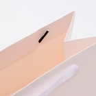 Пакет подарочный ламинированный «Белый», ML 23×27×11.5 см - Фото 4