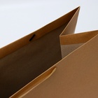 Пакет подарочный ламинированный вертикальный «Крафт», XL 40×49×19 см - Фото 4