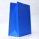 Пакет подарочный ламинированный вертикальный «Синий», XL 40×49×19 см - Фото 2