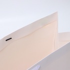 Пакет подарочный ламинированный горизонтальный «Белый», XXL 61×46×20 см - Фото 4