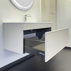 Тумба-умывальник Comforty «Мадрид-100» серый шёлк, раковина Comforty 100E 10732362 - фото 319752948