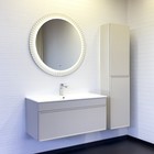 Тумба-умывальник Comforty «Мадрид-100» серый шёлк, раковина Comforty 100E 10732362 - фото 319752951