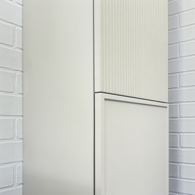 Шкаф – колонна для ванной комнаты «Мадрид – 40» Comforty, 400×300×1600 мм, цвет серый шёлк