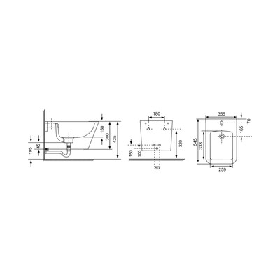 Биде подвесное Comforty CF40506, белый глянец