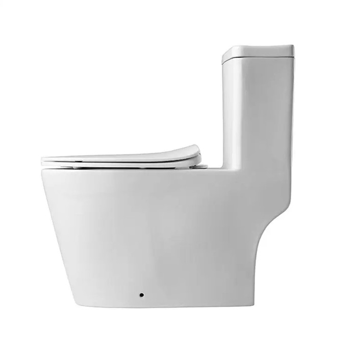 Унитаз моноблок Comforty CF3C6327P, универсальный выпуск, дюропласт, 2-реж. арматура - Фото 1