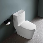 Унитаз моноблок Comforty CF3C6327P, универсальный выпуск, дюропласт, 2-реж. арматура - Фото 3