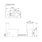 Унитаз моноблок Comforty CF3C6329P, универсальный выпуск, дюропласт, 2-реж. арматура - Фото 6