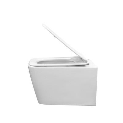 Унитаз подвесной Comforty CF40503, безободковый, сиденье дюропласт