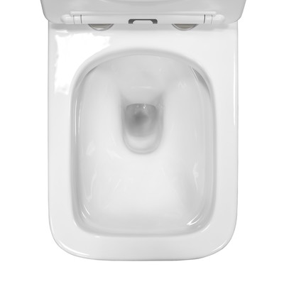 Унитаз подвесной Comforty CF40503, безободковый, сиденье дюропласт