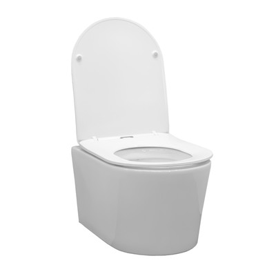 Унитаз подвесной Comforty CF40513R, безободковый, сиденье дюропласт