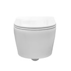 Унитаз подвесной Comforty CF41273WH, безободковый, сиденье дюропласт - Фото 11