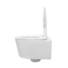 Унитаз подвесной Comforty CF41273WH, безободковый, сиденье дюропласт - Фото 3