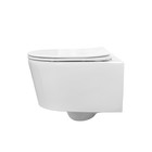 Унитаз подвесной Comforty CF41273WH, безободковый, сиденье дюропласт - Фото 5