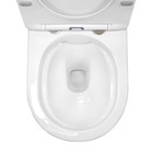 Унитаз подвесной Comforty CF41273WH, безободковый, сиденье дюропласт - Фото 8