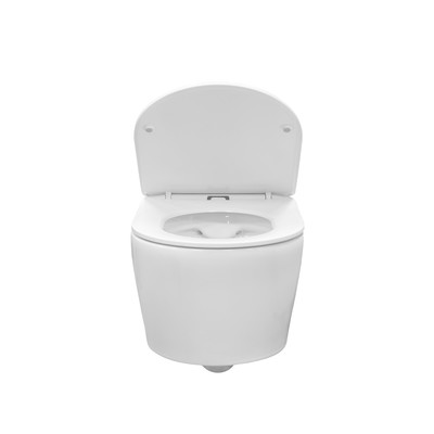 Унитаз подвесной Comforty CF41273WH, безободковый, сиденье дюропласт