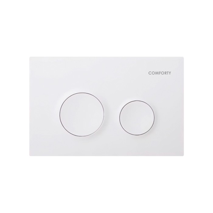 Клавиша Comforty CF3BT7912WH, матовая белая - Фото 1