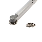 Газлифт 80N CAPPIO, доводчик, бесшумное открывание/закрывание, серый, дополнительная защита, 2 шт. - Фото 10