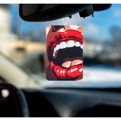 Ароматизатор в авто подвесной Cartage Hot Series, Чёрный лёд, картонный