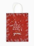 Пакет бумажный подарочный новогодний крафт «Волшебная зима» 27?21?11 см (комплект 2 шт) - фото 59823619