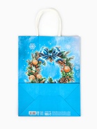 Пакет крафт "Чудеса случаются" 27 х 21 х 11 см - фото 809302587