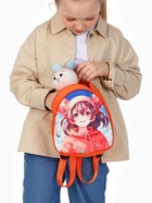 Рюкзак детский «Выбражулька» на молнии, размер 20.5×9×23 см, оранжевый - Фото 11