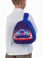 Рюкзак детский «Выбражулька» на молнии, размер 20.5×9×23 см, синий - фото 119392337