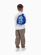 Рюкзак детский «Выбражулька» на молнии, размер 20.5×9×23 см, ярко-синий - Фото 12