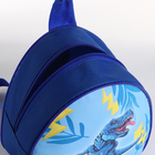 Рюкзак детский «Дино баскетбол» на молнии, «Выбражулька», 20.5×9×23 см, синий - Фото 6