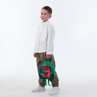 Рюкзак детский «Выбражулька» на молнии, размер 20.5×9×23 см, зелёный - Фото 7