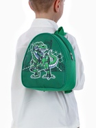 Рюкзак детский «Динозавр», Выбражулька, на молнии, 20.5×9×23 см, зелёный - фото 119392348