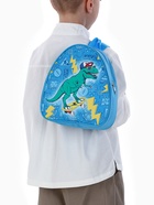 Рюкзак детский «Выбражулька» на молнии, размер 20.5×9×23 см, голубой/жёлтый 10637219