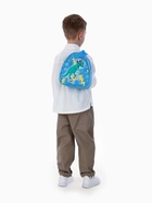 Рюкзак детский «Выбражулька» на молнии, размер 20.5×9×23 см, голубой/жёлтый 10637219