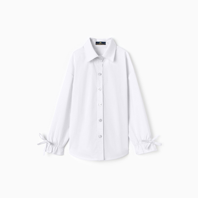 Блузка для девочки, белая, рост 146 см